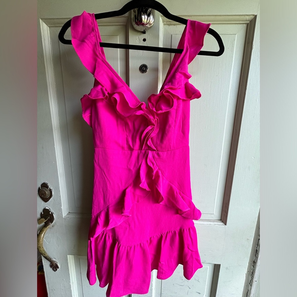 Brand new bright fuchsia mini dress.